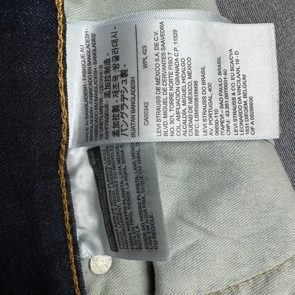 Levi's 541 Athletic Taper Jeans 44x30 Dark Wash Denim‎ Pants
